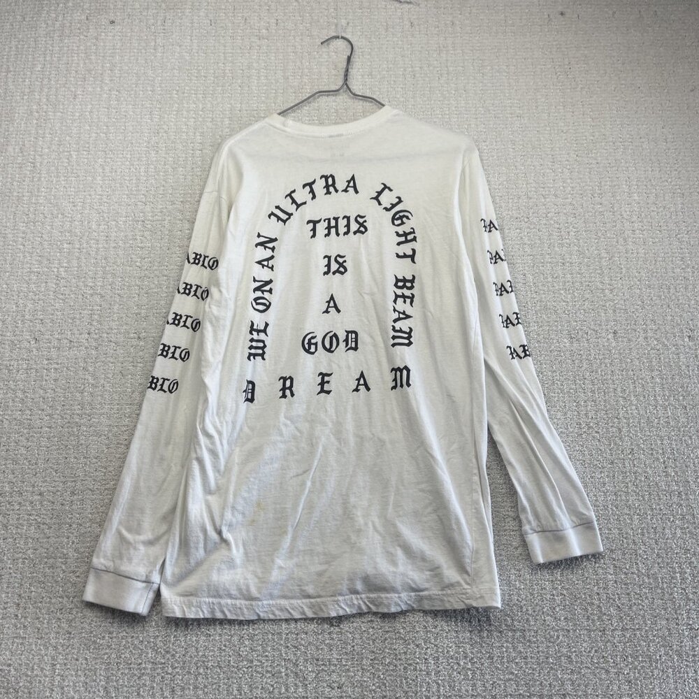 Kanye West I Feel Like Pablo Shirt Men M White Ultra Lightbeam Yeezy World Tour*
